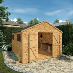 Mercia 12ft X 10ft Premium Shiplap Modular Workshop Shed -Keter Store 13555747 3374949336736384