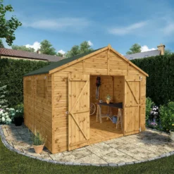 Mercia 10ft X 10ft Premium Shiplap Modular Workshop Shed - Including Installation -Keter Store 13555751 1904949333174469