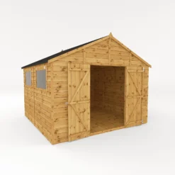 Mercia 10ft X 10ft Premium Shiplap Modular Workshop Shed - Including Installation -Keter Store 13555751 1974949333254926