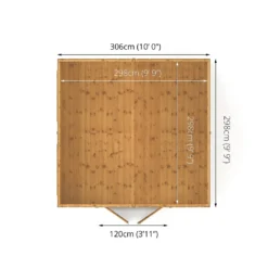 Mercia 10ft X 10ft Premium Shiplap Modular Workshop Shed - Including Installation -Keter Store 13555751 8784949333132319