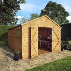 Mercia 14ft X 10ft Premium Shiplap Modular Workshop Shed -Keter Store 13555756 1224949335251255
