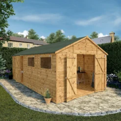 Mercia 20ft X 10ft Premium Shiplap Modular Workshop Shed -Keter Store 13555758 1474949334825498