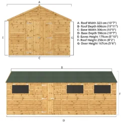Mercia 20ft X 10ft Premium Shiplap Modular Workshop Shed -Keter Store 13555758 2324949334634017