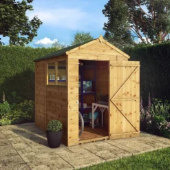 Mercia 7ft X 5ft Premium Shiplap Apex Shed - Including Installation -Keter Store 13555771 9474949335659531