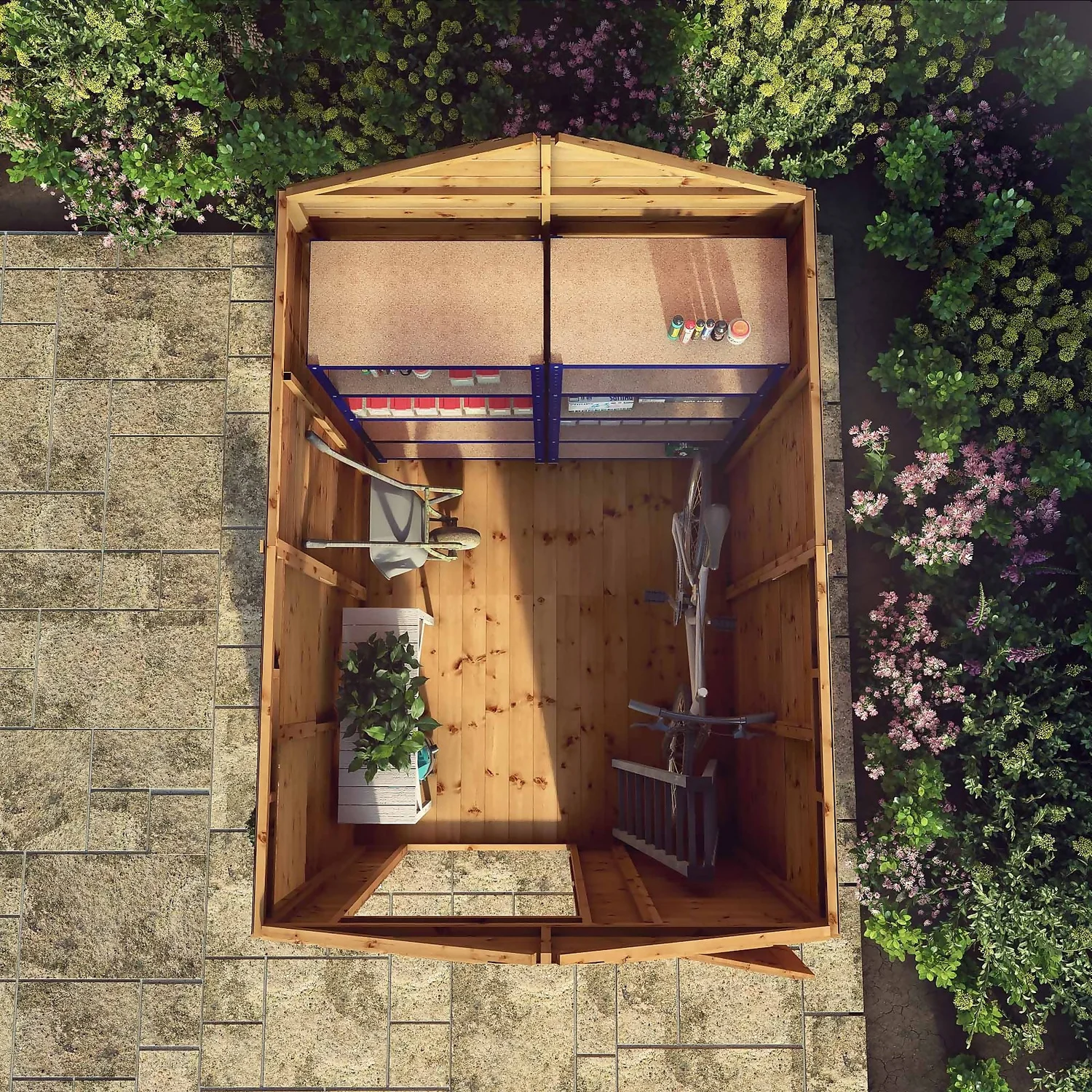 Mercia 8ft x 6ft Premium Windowless Shiplap Apex Shed - Including Installation Mercia 8ft X 6ft Premium Windowless Shiplap Apex Shed - Including Installation -Keter Store 13555777 7364949338322019