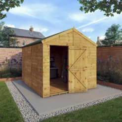 Mercia 10ft X 8ft Premium Windowless Shiplap Apex Shed - Including Installation -Keter Store 13555792 1104949335536663