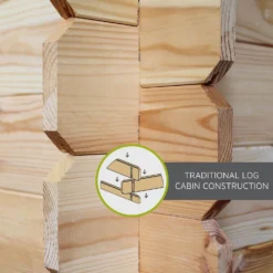 Mercia 4m X 3m Garden Retreat Log Cabin 44mm -Keter Store 13555830 1895025546176934