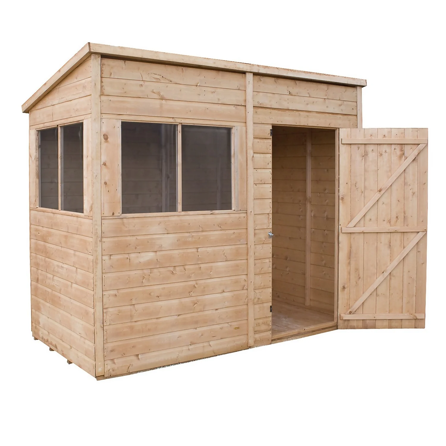 Mercia 8ft x 4ft Premium Shiplap Modular Pent Shed - Including Installation Mercia 8ft X 4ft Premium Shiplap Modular Pent Shed - Including Installation -Keter Store 13555850 1324949337592902