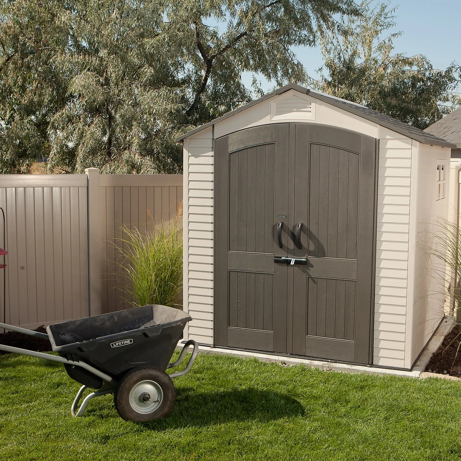 Lifetime Plastic Outdoor Storage Shed - 7x7ft Lifetime Plastic Outdoor Storage Shed - 7x7ft -Keter Store 13660826 4494949045632983