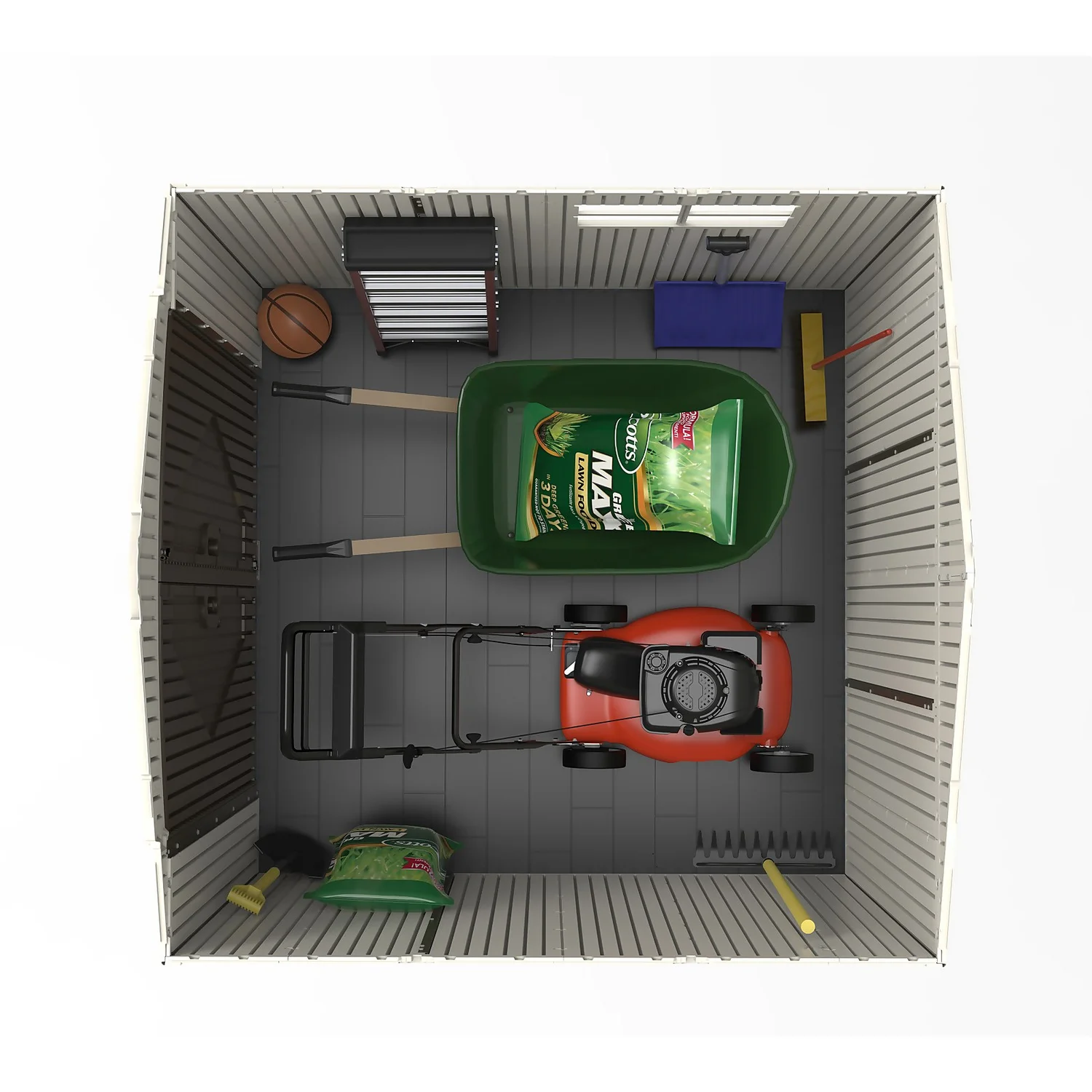 Lifetime Plastic Outdoor Storage Shed - 7x7ft Lifetime Plastic Outdoor Storage Shed - 7x7ft -Keter Store 13660826 5414949045603859