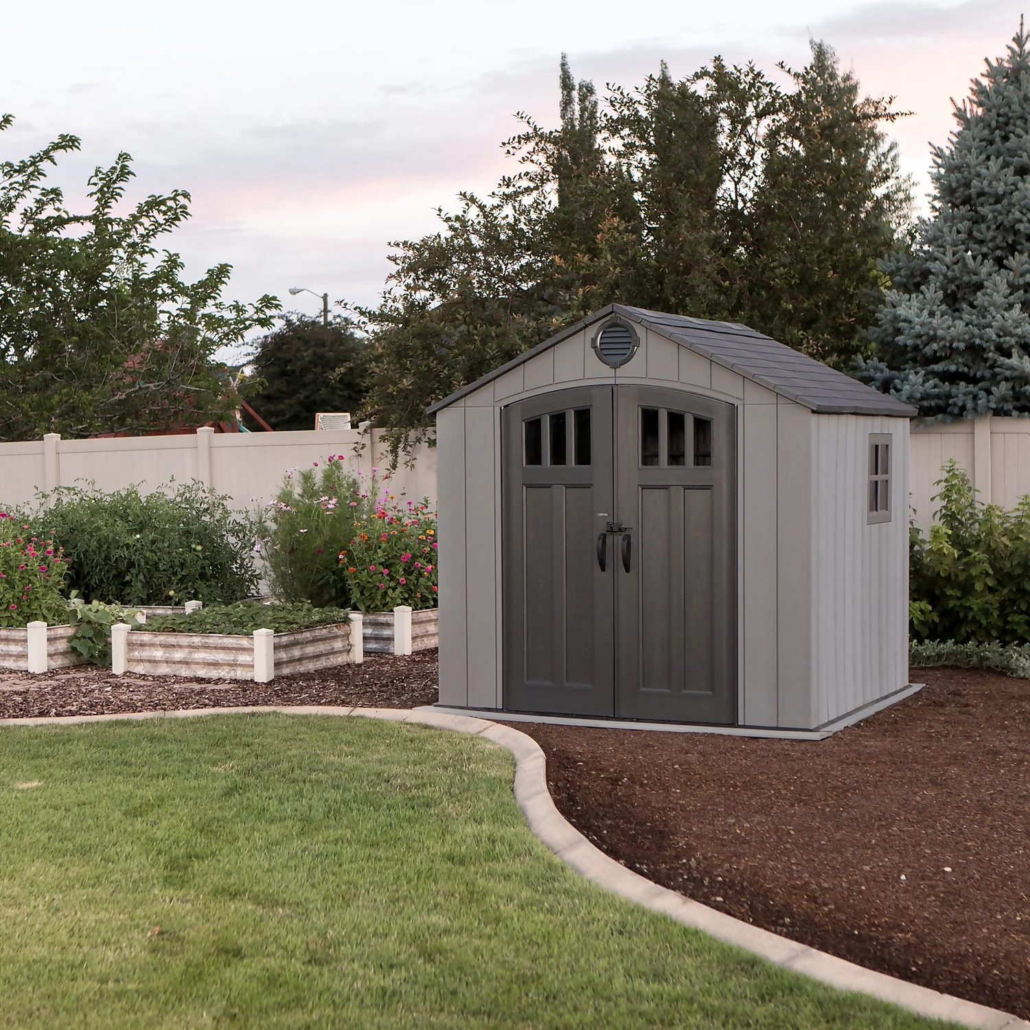 Lifetime Plastic Outdoor Storage Shed - 8x7.5ft Lifetime Plastic Outdoor Storage Shed - 8x7.5ft -Keter Store 13660827 2104949053262331