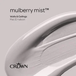 Crown Matt Emulsion Paint Mulberry Mist - Tester 40ml -Keter Store 13806979 1364964049267168