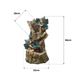 Stylish Fountain Spellbound Water Feature With LEDs -Keter Store 13846074 1034978880968530