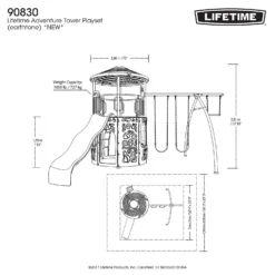 Lifetime Everest Multi Playset - Installation Included -Keter Store 13911319 1864978028417655