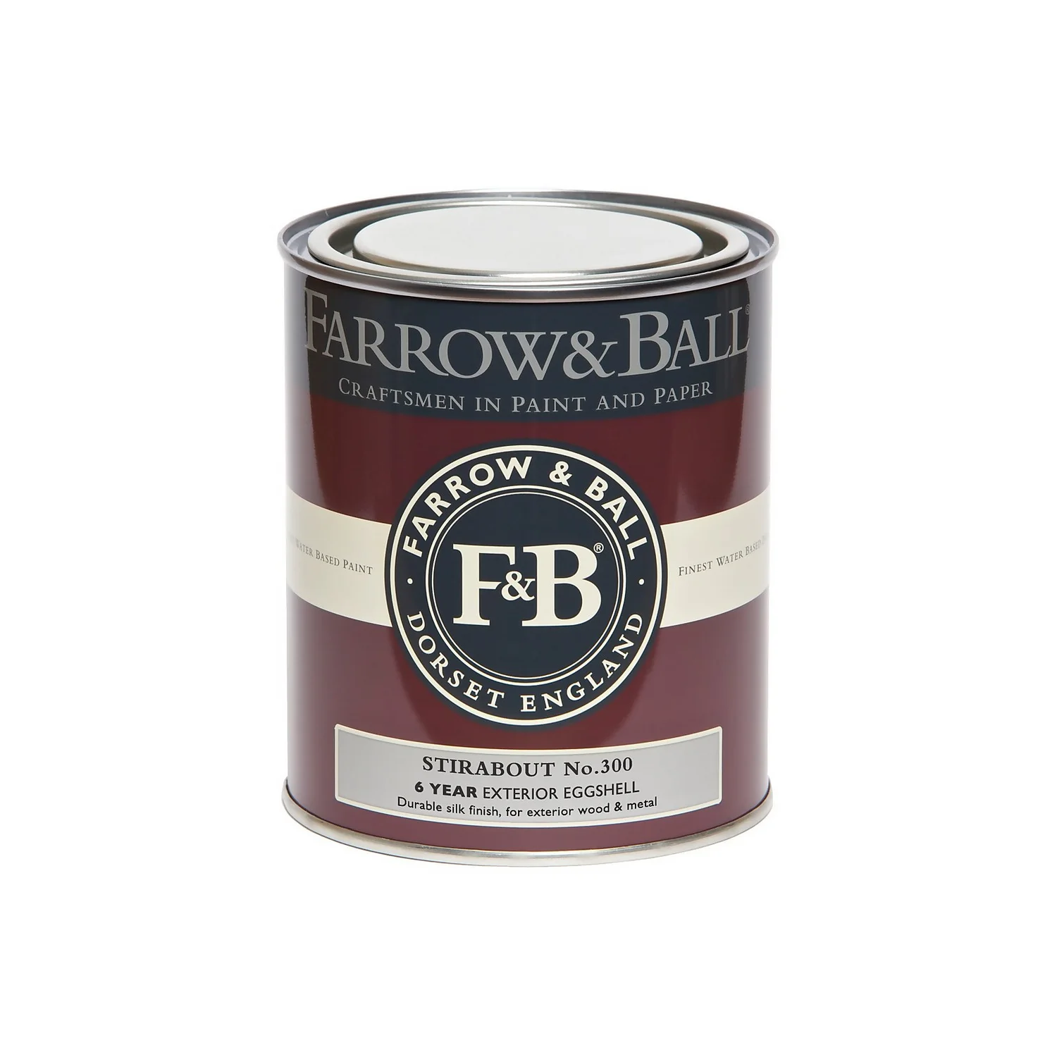 Farrow & Ball Exterior Eggshell Paint No.300 Stirabout - 750ml Farrow & Ball Exterior Eggshell Paint No.300 Stirabout - 750ml -Keter Store 13911908 4104992601279182