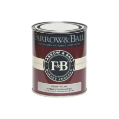 Farrow & Ball Exterior Eggshell Paint No.301 Eddy - 750ml -Keter Store 13911909 2004992601424199