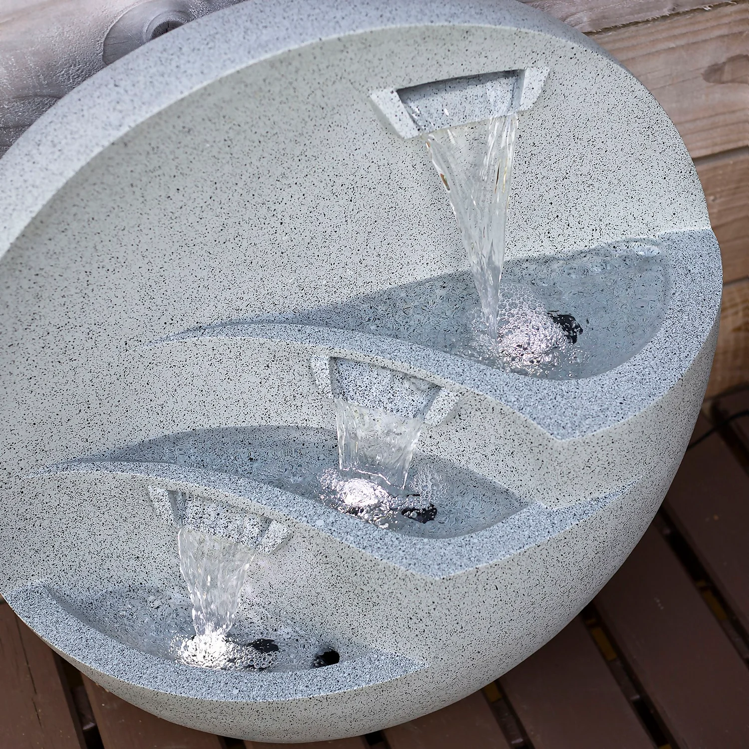 Stylish Fountain Kyoto Falls Garden Water Feature with LEDs Stylish Fountain Kyoto Falls Garden Water Feature With LEDs -Keter Store 13947170 1195005845046485