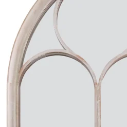 MirrorOutlet Somerley Chapel Arch Metal Garden Mirror - 112x61cm -Keter Store 13950555 1784987139277732