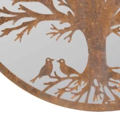 MirrorOutlet Birds Round Circular Garden Mirror - 100cm 2 MirrorOutlet Birds Round Circular Garden Mirror - 100cm -Keter Store 13950586 1054987139352054