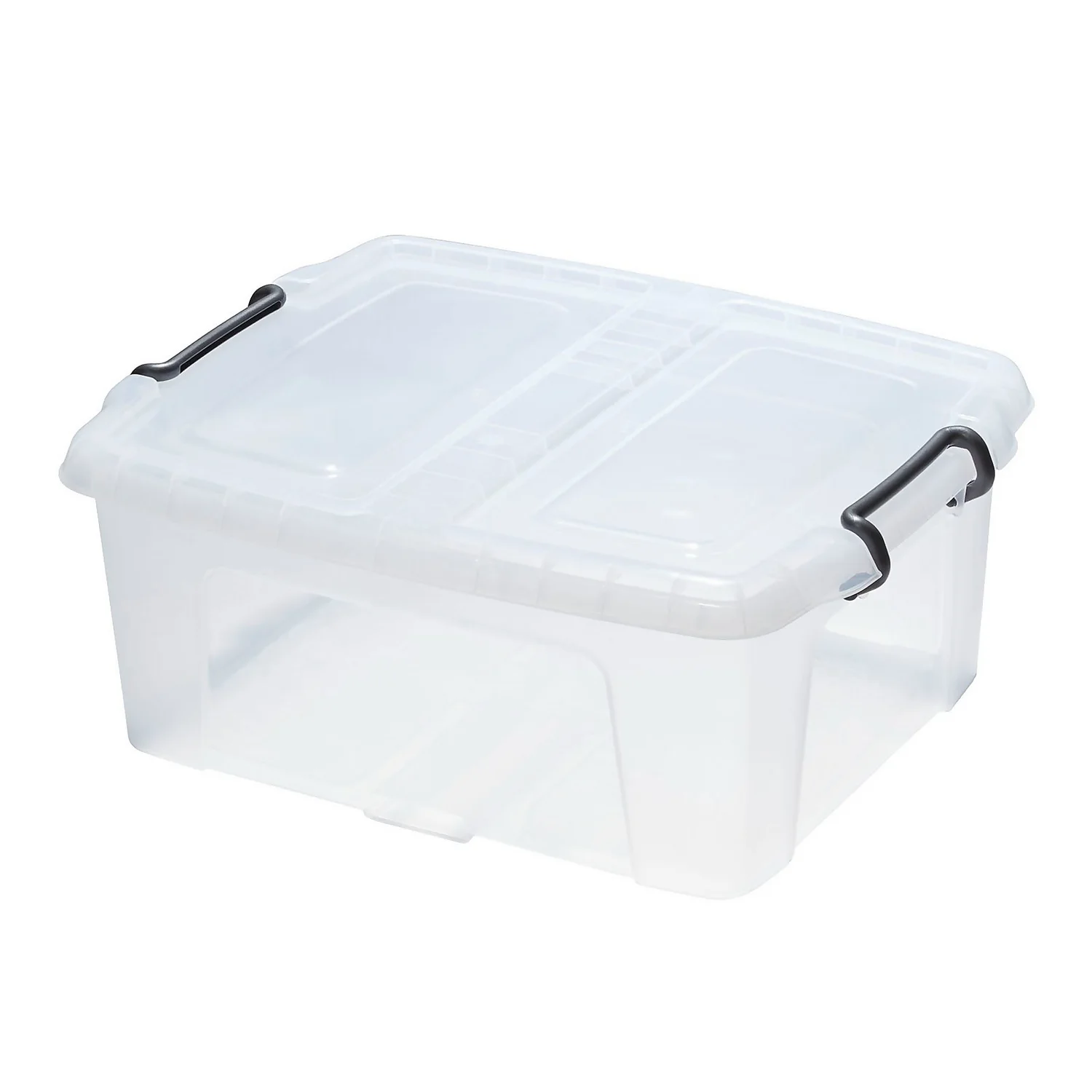 24L Storemaster Box with Lid - Clear 24L Storemaster Box With Lid - Clear -Keter Store 13953245 8464994644960227