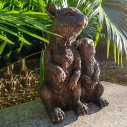Bronze Look Squirrel Family Garden Ornament -Keter Store 13965954 3315014597292721