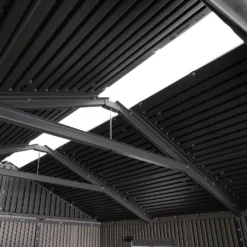 Lifetime 7x7ft Outdoor Storage Shed - Rough-Cut Grey -Keter Store 13997403 1605000055011244