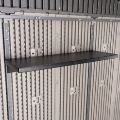 Lifetime 7x7ft Outdoor Storage Shed - Rough-Cut Grey -Keter Store 13997403 5775000055102387