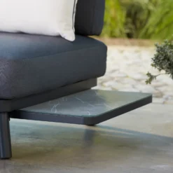 Heba Grey Metal Garden Corner Sofa Set -Keter Store 14005702 1595022704432172