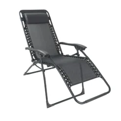 Grey Reclining Sun Lounger -Keter Store 14005765 3985018249640495
