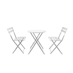 Millie Metal Bistro Set - Grey -Keter Store 14005781 2855018249611251