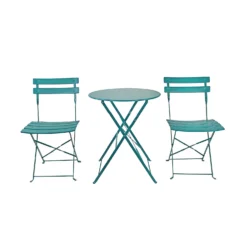 Millie Metal Bistro Set - Green -Keter Store 14005782 6135018249521962