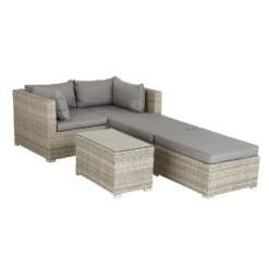 Cairo Grey Rattan Effect Garden Sofa Set -Keter Store 14005786 1675022102896865