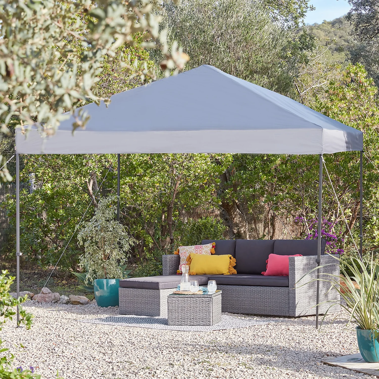 Homebase Edit Pop Up Gazebo - Grey Homebase Edit Pop Up Gazebo - Grey -Keter Store 14005789 1565021916417312