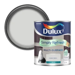 Dulux Simply Refresh Multi Surface Eggshell Paint Polished Pebble - 750ml