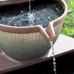 Stylish Fountain Irondale Pours Water Feature -Keter Store 14519355 1425050878763509