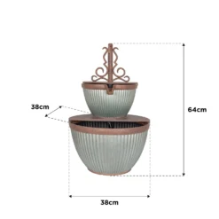 Stylish Fountain Irondale Pours Water Feature -Keter Store 14519355 2655050878805377