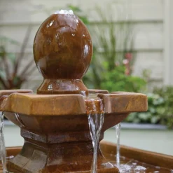 Stylish Fountain Odyssey Water Feature With LEDs -Keter Store 14519360 1635047822644708