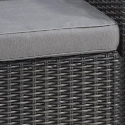 Keter California 2 Seater Outdoor Balcony Garden Furniture Chaise Lounge - Graphite With Grey Cushions 3 Keter California 2 Seater Outdoor Balcony Garden Furniture Chaise Lounge - Graphite With Grey Cushions -Keter Store 14539590 1905041802308038