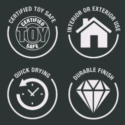 Rust-Oleum Painters Touch Matt Paint Cerulean Blue - 250ml 4 Rust-Oleum Painters Touch Matt Paint Cerulean Blue - 250ml -Keter Store 14606442 1095053507220073