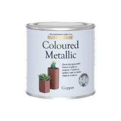 Rust-Oleum Metallic Paint Copper - 250ml -Keter Store 14606446 5365053515922362