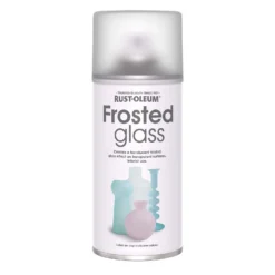 Rust-Oleum Frosted Glass Spray Paint Mint - 150ml -Keter Store 14606467 4335053510598127