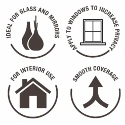 Rust-Oleum Frosted Glass Spray Paint Ocean - 150ml -Keter Store 14606472 1425053487577084