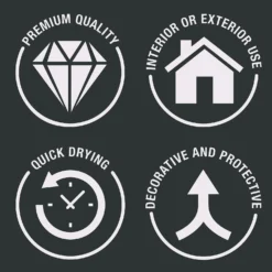 Rust-Oleum Painters Touch Paint Stone Grey - 400ml -Keter Store 14606477 7375053507175832