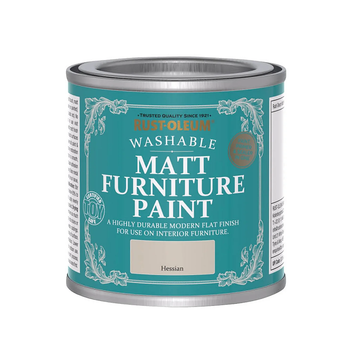 Rust-Oleum Matt Furniture Paint Hessian - 125ml Rust-Oleum Matt Furniture Paint Hessian - 125ml -Keter Store 14606483 7415053509560292